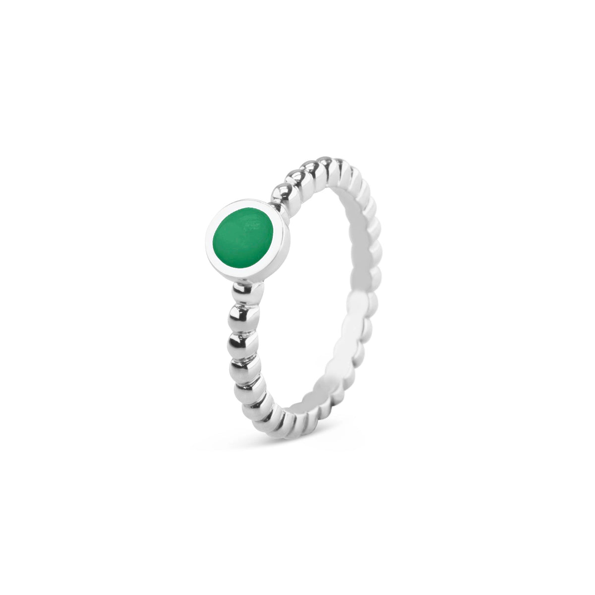 See You Bolletjesring met rondje voor as in goud – RG-002 – afbeelding 56