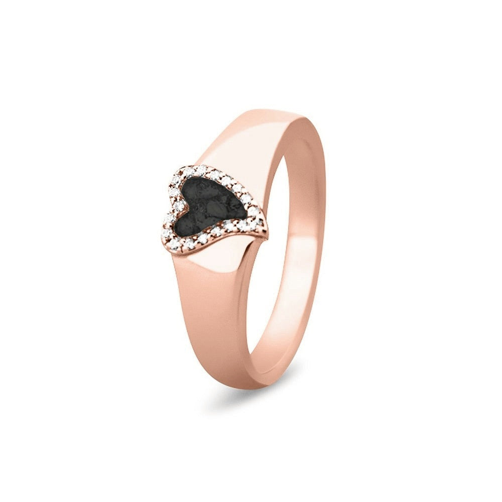 See You Gouden hartring met stenen voor as – RG-005 – afbeelding 44