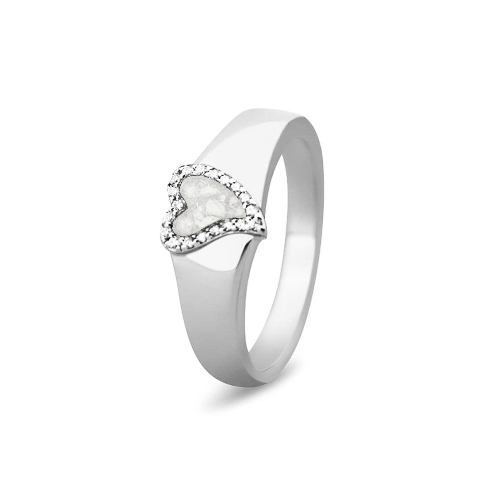 See You Gouden hartring met stenen voor as – RG-005 – afbeelding 53