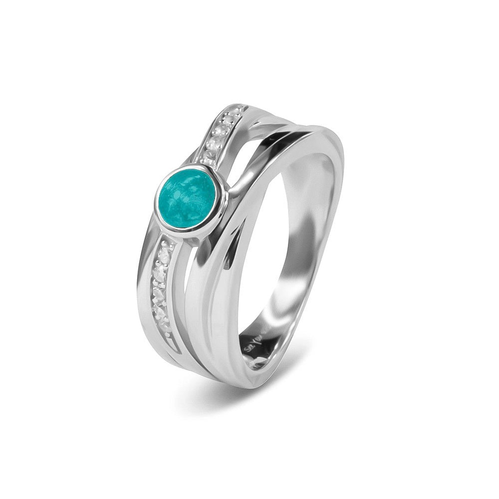 See You Cross-over ring voor as met steen in goud – RG-007 – afbeelding 58