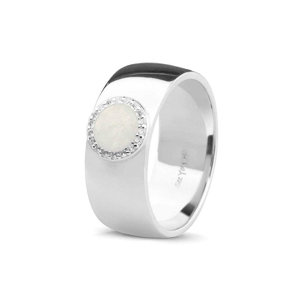 See You Gepolijste brede asring in goud – RG-008 – afbeelding 70