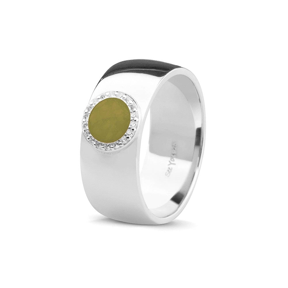 See You Gepolijste brede asring in goud – RG-008 – afbeelding 57