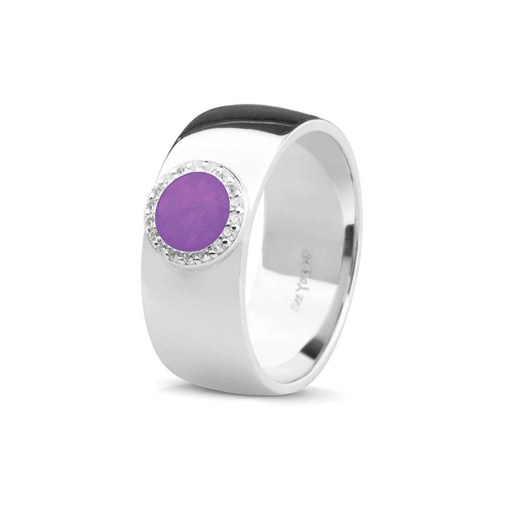 See You Gepolijste brede asring in goud – RG-008 – afbeelding 49
