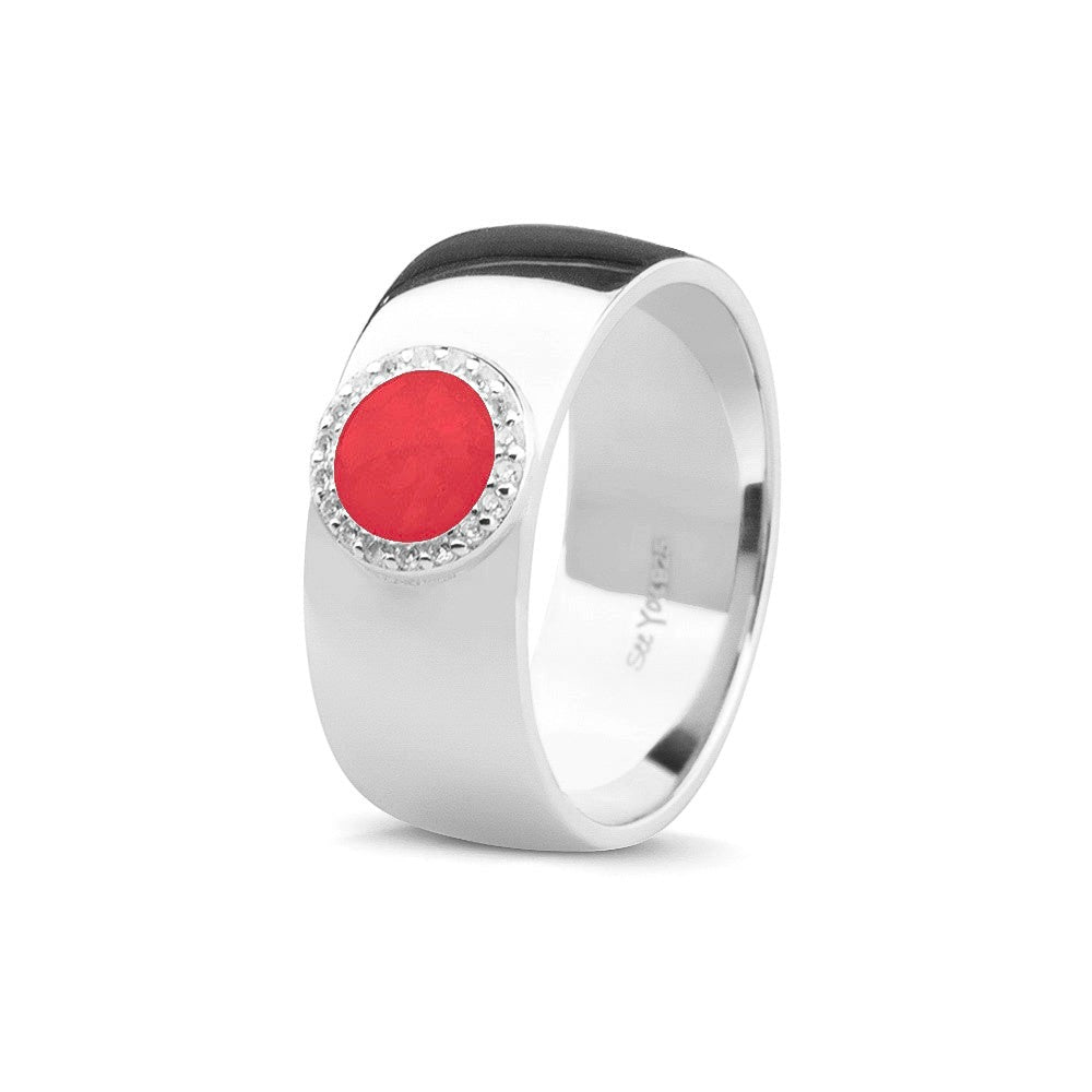 See You Gepolijste brede asring in goud – RG-008 – afbeelding 50