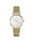 Rosefield horloge RMGMG-R06 Pearl Edit Mesh White MOP Gold - PansiteNederland.nl