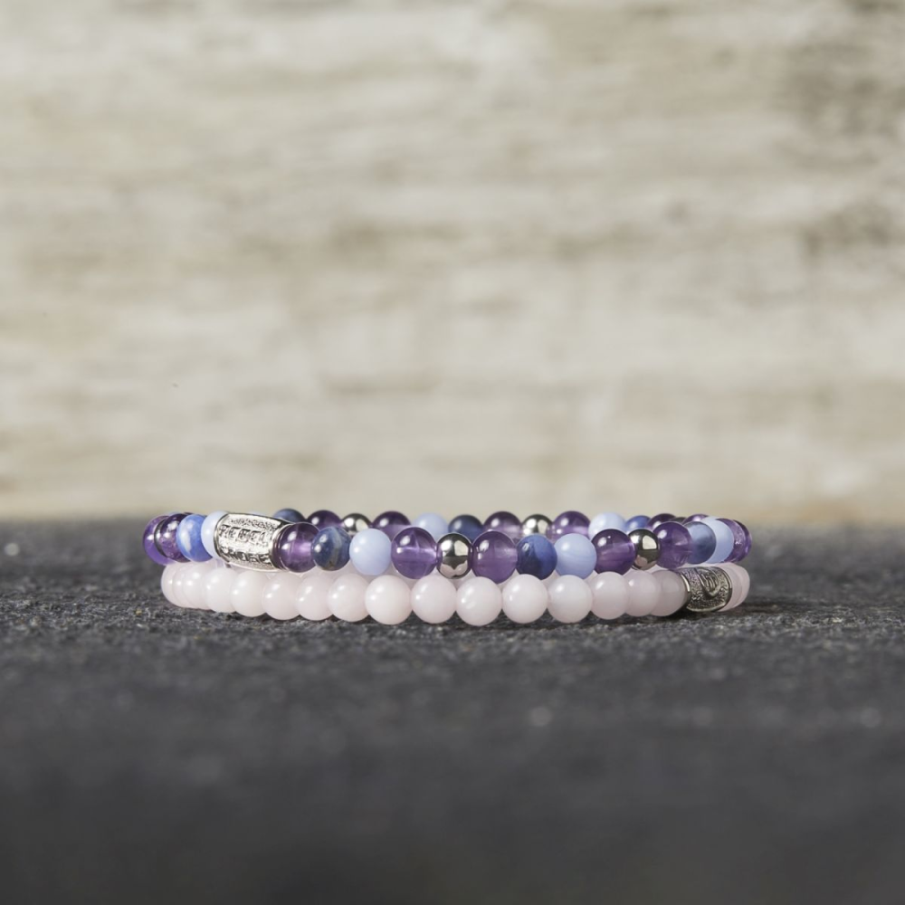 Rebel & Rose Stones Only 4mm Armband RR-40017-S – Roze