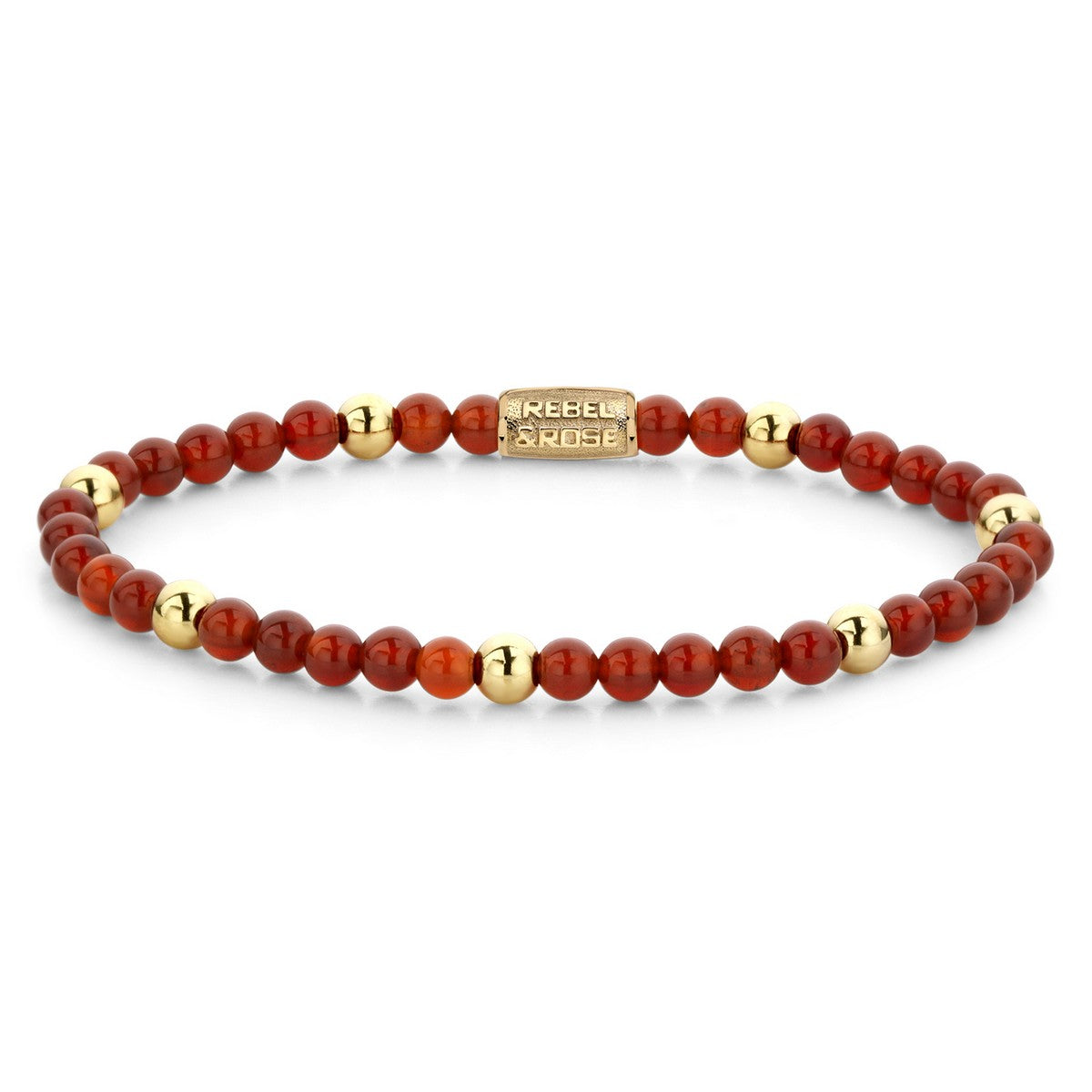 Rebel & Rose Armband Amazing Grace 4mm 18K Geelgoud Ionplated Unisex RR-40044-G - PansiteNederland.nl