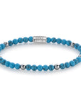Rebel & Rose Armband Turquoise Delight II 4mm Natuursteen Unisex RR-40058-S - PansiteNederland.nl