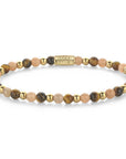 Rebel & Rose Armband Sunset Beach 4mm 18K Geelgoud Ionplated Unisex RR-40140-G - PansiteNederland.nl