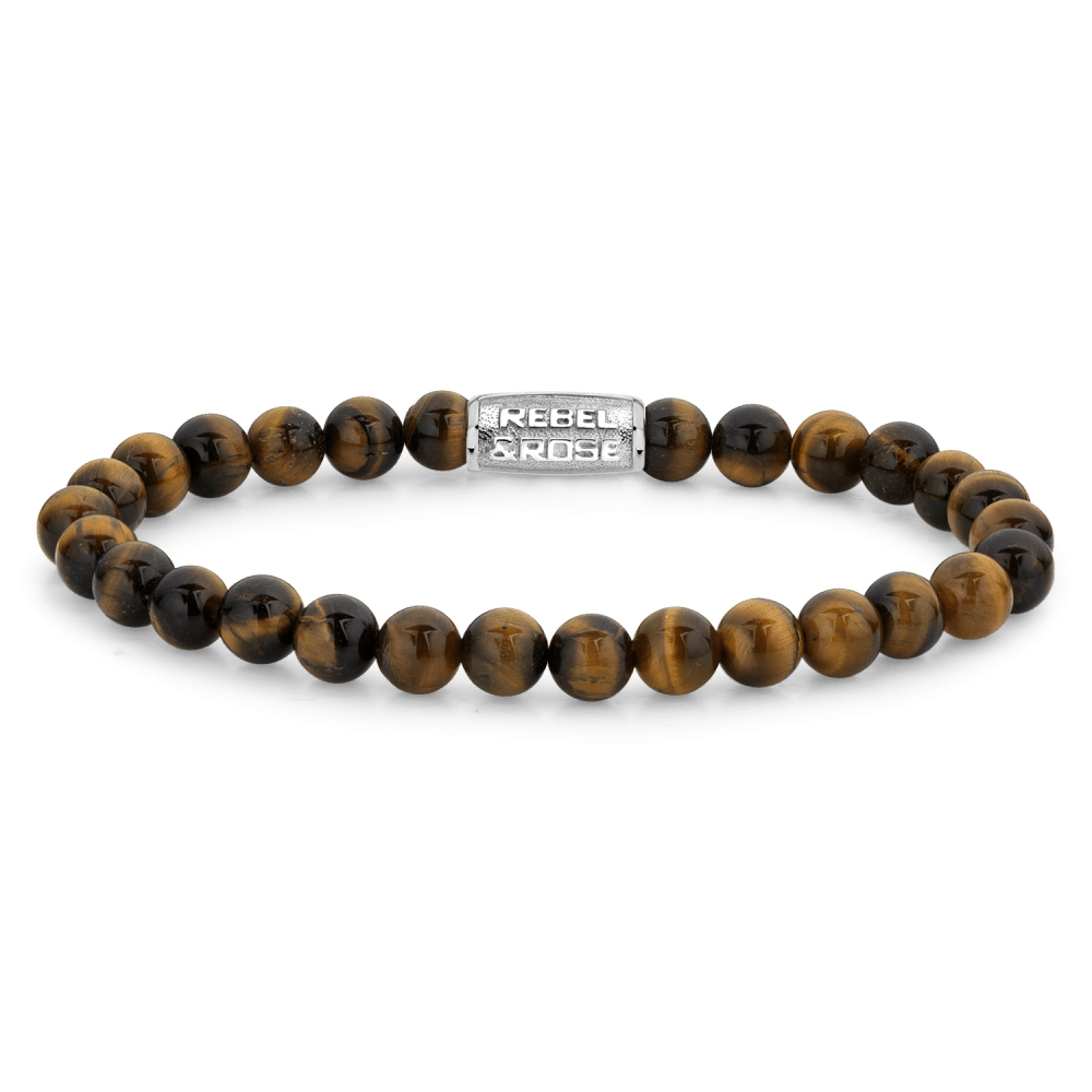 Rebel & and Rose - Armband - Tigerily - 6mm Armband - RR-60014-S Unisex - PansiteNederland.nl