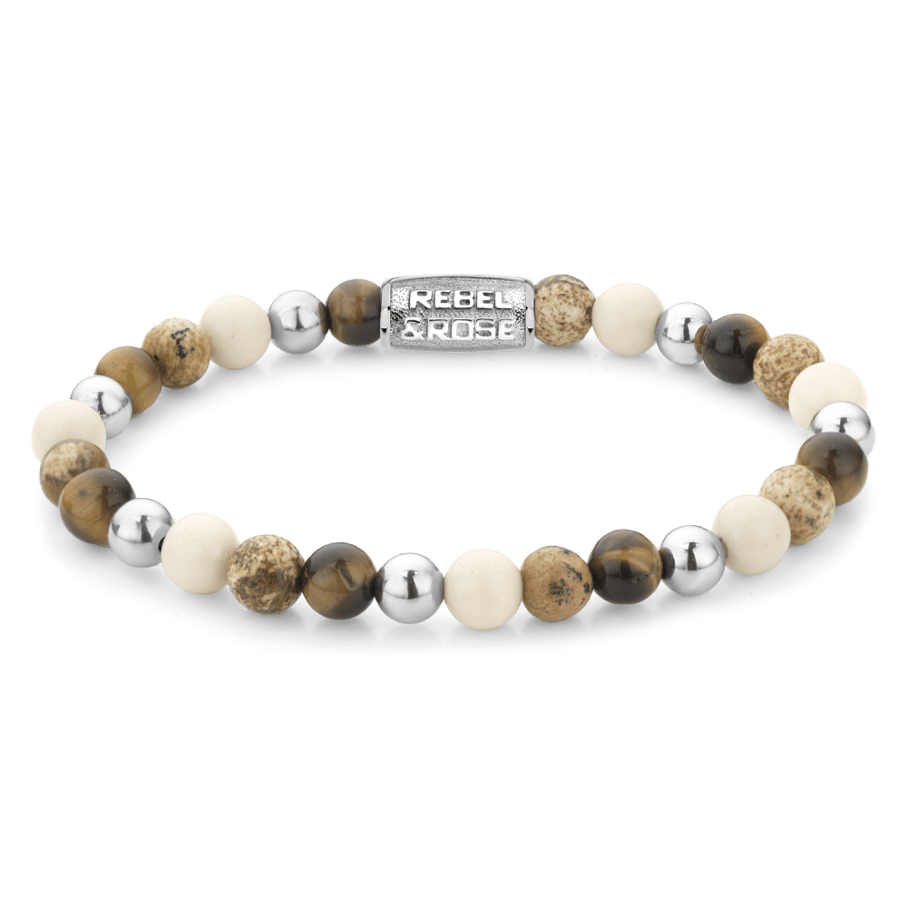 Rebel & and Rose - Armband - Autumnove - 6mm - RR-60108-S Dames - PansiteNederland.nl