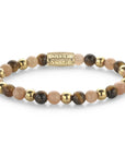 Rebel & Rose Armband Sunset Beach 6mm 18K Geelgoud Ionplated Unisex RR-60129-G - PansiteNederland.nl
