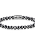 Rebel & Rose Armband Grey Silver Shine DV 6mm Hematiet RR-6DV02-S - PansiteNederland.nl
