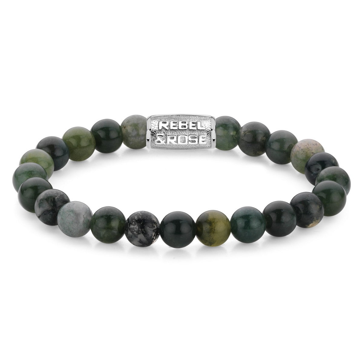 Rebel & and Rose - Armband - Theecret Garden - 8mm Armband - RR-80019-S Heren - PansiteNederland.nl