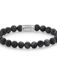 Rebel & and Rose - Armband - Matt Greyeduction - 8mm Armband - RR-80025-S Heren - PansiteNederland.nl