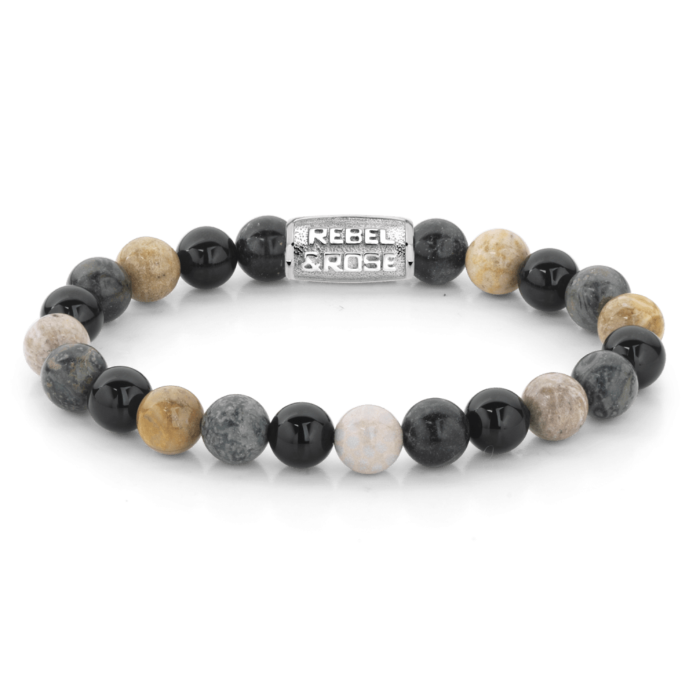 Rebel & and Rose - Armband - Autumntorm - 8mm - RR-80051-S Heren - PansiteNederland.nl