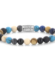 Rebel & Rose Armband Summer Breeze 8mm Natuursteen Unisex RR-80064-S - PansiteNederland.nl