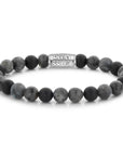 Rebel & and Rose - Armband - Grey Rocks - 8mm Armband - RR-80069-S Heren - PansiteNederland.nl