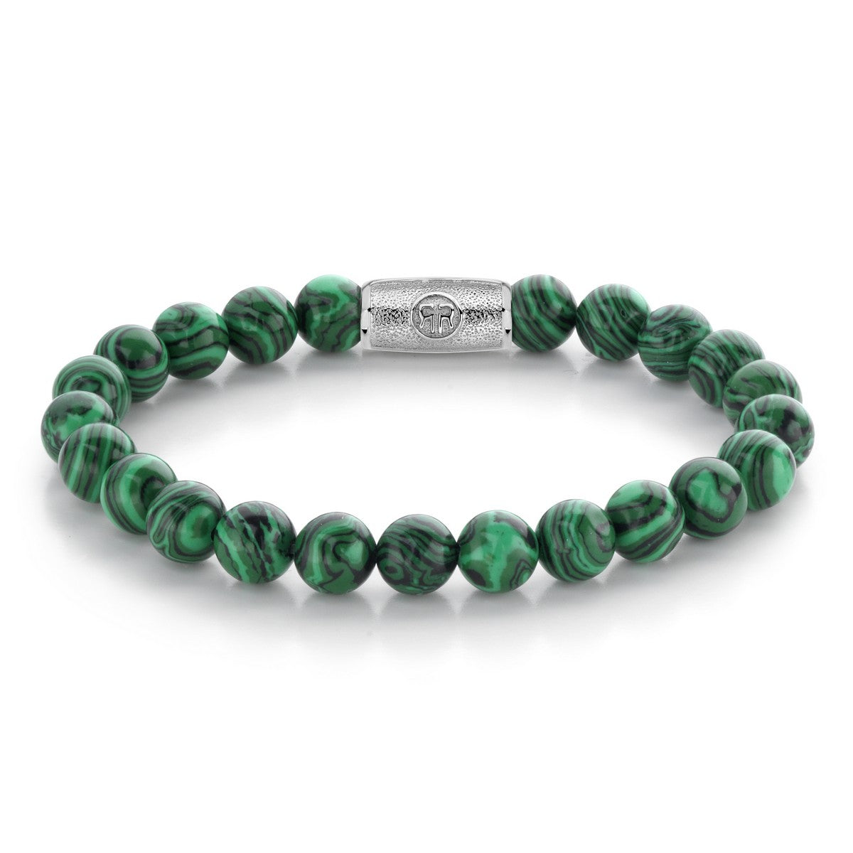 Rebel & and Rose - Armband - Malachite Green - 8mm Armband - RR-80080-S Heren - PansiteNederland.nl