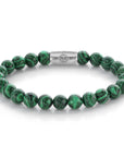 Rebel & and Rose - Armband - Malachite Green - 8mm Armband - RR-80080-S Heren - PansiteNederland.nl