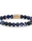 Rebel & and Rose - Armband - Midnight Blue Gold - 8mm Armband - RR-80094-G Heren - PansiteNederland.nl