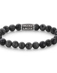 Rebel & and Rose - Armband - Greyeduction Vintage - 8mm Armband - RR-80097-V Heren - PansiteNederland.nl