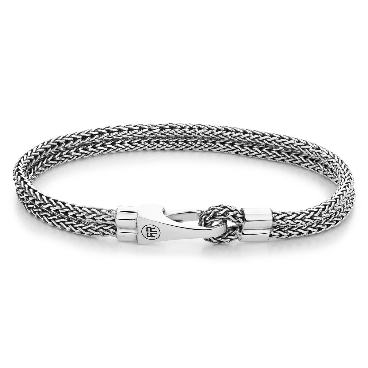 Rebel & and Rose - Armband - Double Hookedmall Armband - RR-BR033-S Heren - PansiteNederland.nl