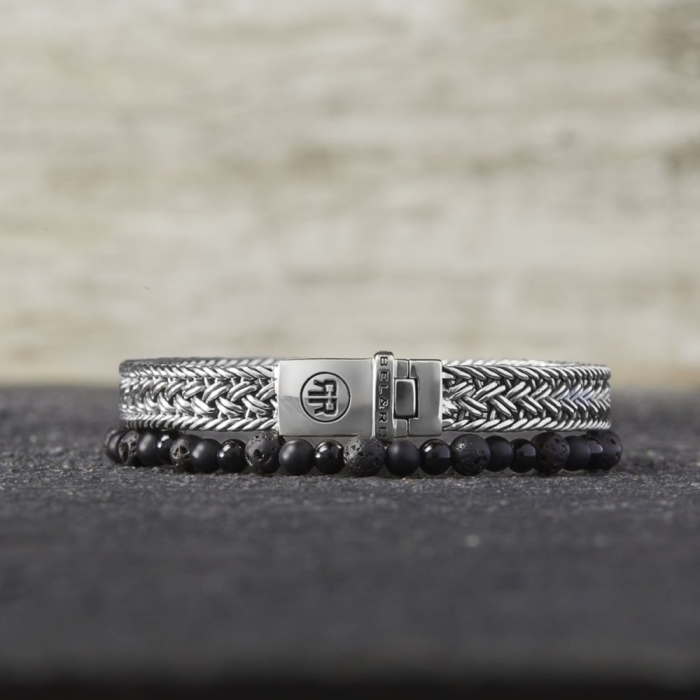 Rebel & Rose Sterling Silver Line Armband RR-BR036-S – Zilver