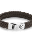 Rebel & and Rose - Armband - Braided Flat 925 Earth - RR-L0127-S Heren - PansiteNederland.nl