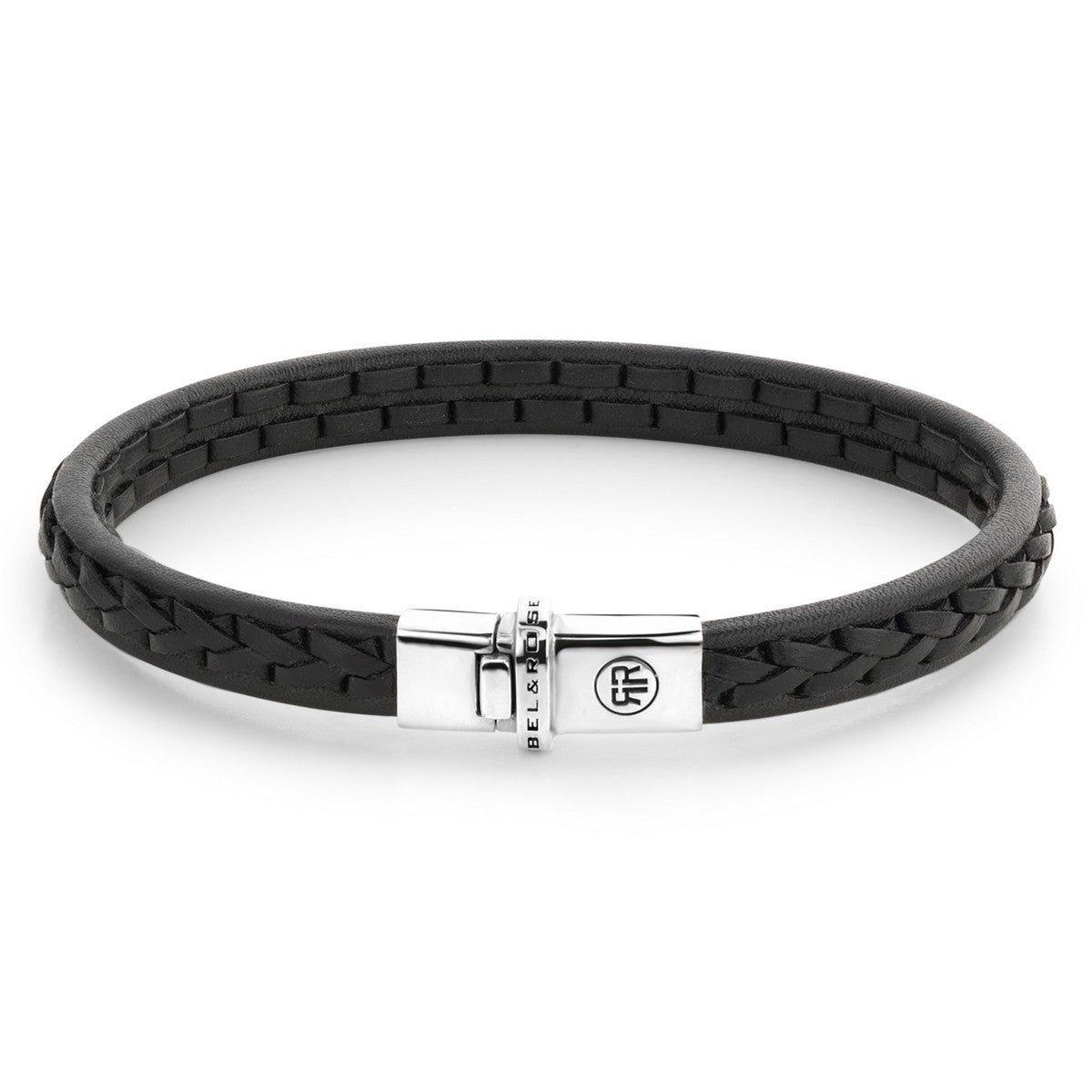 Rebel & and Rose - Armband - Singletranded Black - RR-L0142-S Unisex - PansiteNederland.nl