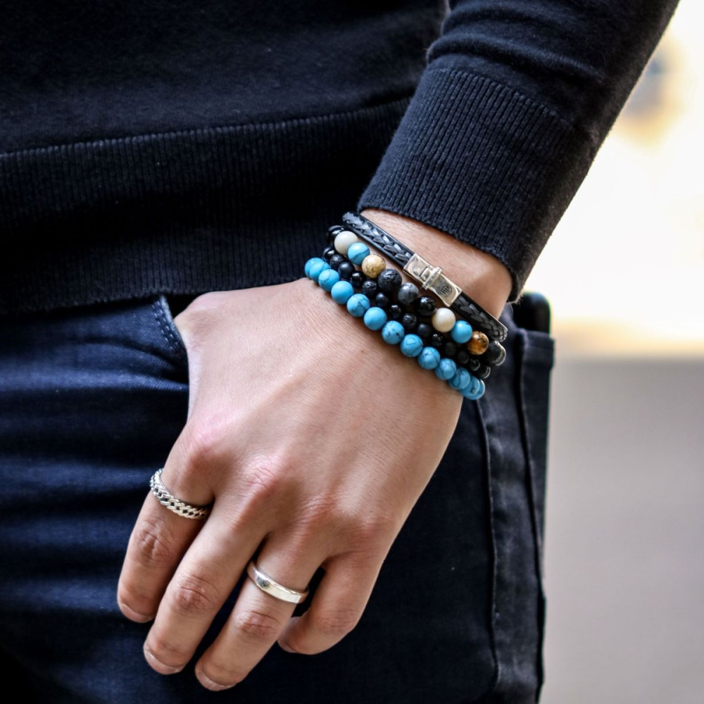 Rebel & Rose Absolutely Leather Armband RR-L0144-S – Zwart