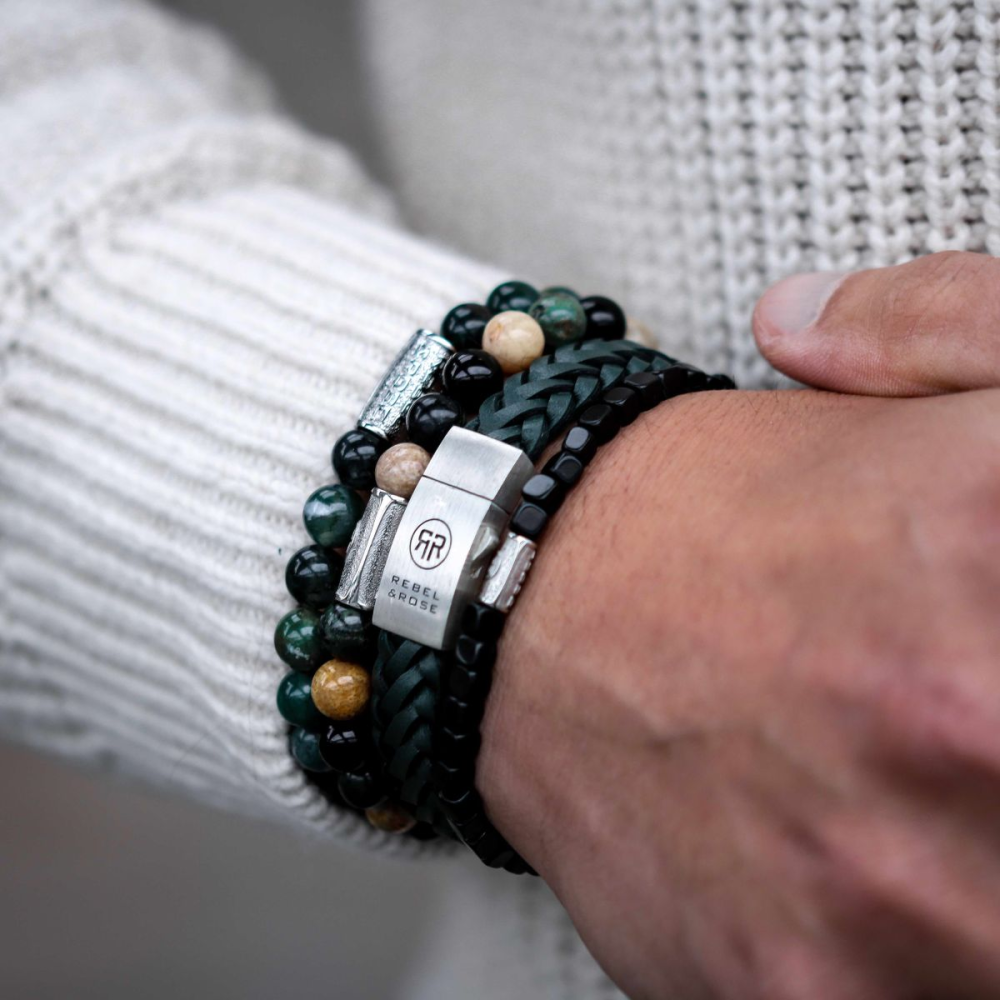 Rebel & Rose Absolutely Leather Armband RR-L0149-S – Zwart