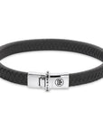 Rebel & and Rose - Armband - Small Braided Anthracite - RR-L0152-S Unisex - PansiteNederland.nl
