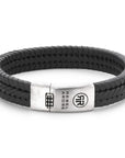 Rebel & and Rose - Armband - Twisted 925 Anthracite - RR-L0154-S Heren - PansiteNederland.nl