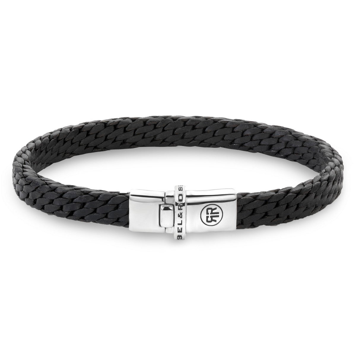 Rebel & and Rose - Armband - Mastery Collection - Wovenmall Black - RR-L0159-S Heren - PansiteNederland.nl