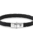 Rebel & and Rose - Armband - Mastery Collection - Wovenmall Black - RR-L0159-S Heren - PansiteNederland.nl