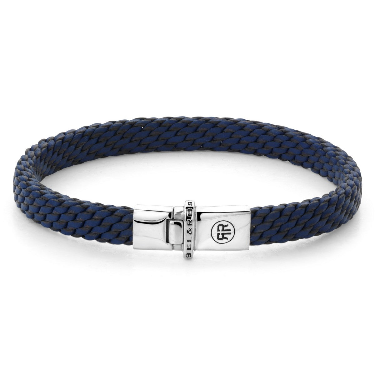 Rebel & and Rose - Armband - Mastery Collection - Wovenmall Blue - RR-L0166-S Heren - PansiteNederland.nl