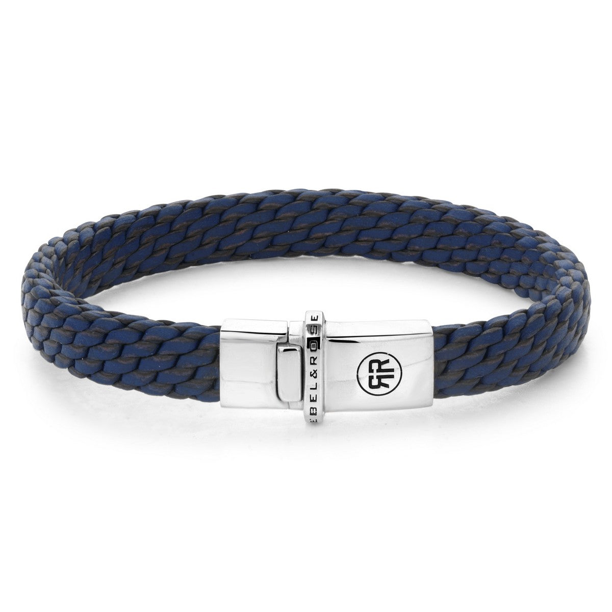 Rebel & and Rose - Armband - Mastery Collection - Woven Blue - RR-L0167-S Heren - PansiteNederland.nl