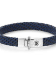 Rebel & and Rose - Armband - Mastery Collection - Woven Blue - RR-L0167-S Heren - PansiteNederland.nl