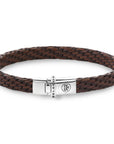 Rebel & and Rose - Armband - Mastery Collection - Wovenmall Patina Cognac - RR-L0168-S Heren - PansiteNederland.nl