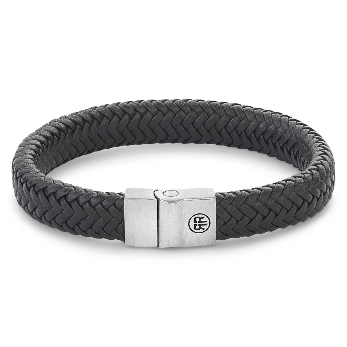 Rebel & and Rose - Armband - Fulletal Herringbone Blackatt - RR-M0019-S Heren - PansiteNederland.nl