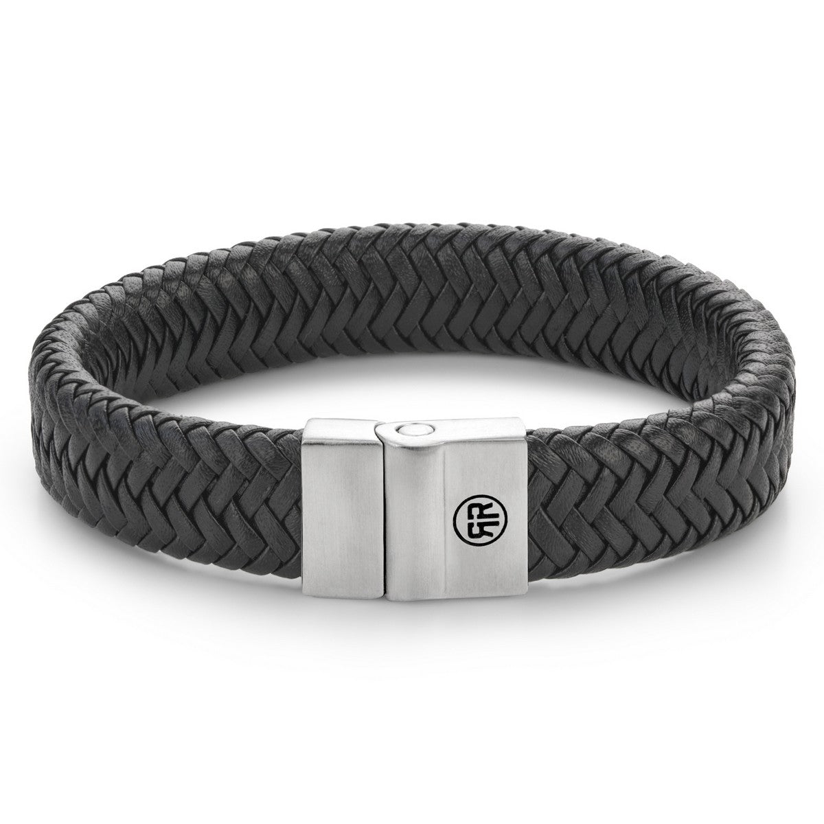 Rebel & and Rose - Armband - Fulletal Plaid Blackatt 15mm - RR-M0032-S Heren - PansiteNederland.nl