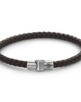 Rebel & and Rose - Armband - Fulletalingle Round Brown - RR-M0041-S Heren - PansiteNederland.nl