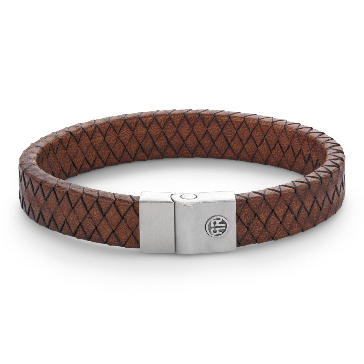 Rebel & and Rose - Armband - Fulletal Premium 12mm Vintage Brown - RR-M0043-S Heren - PansiteNederland.nl