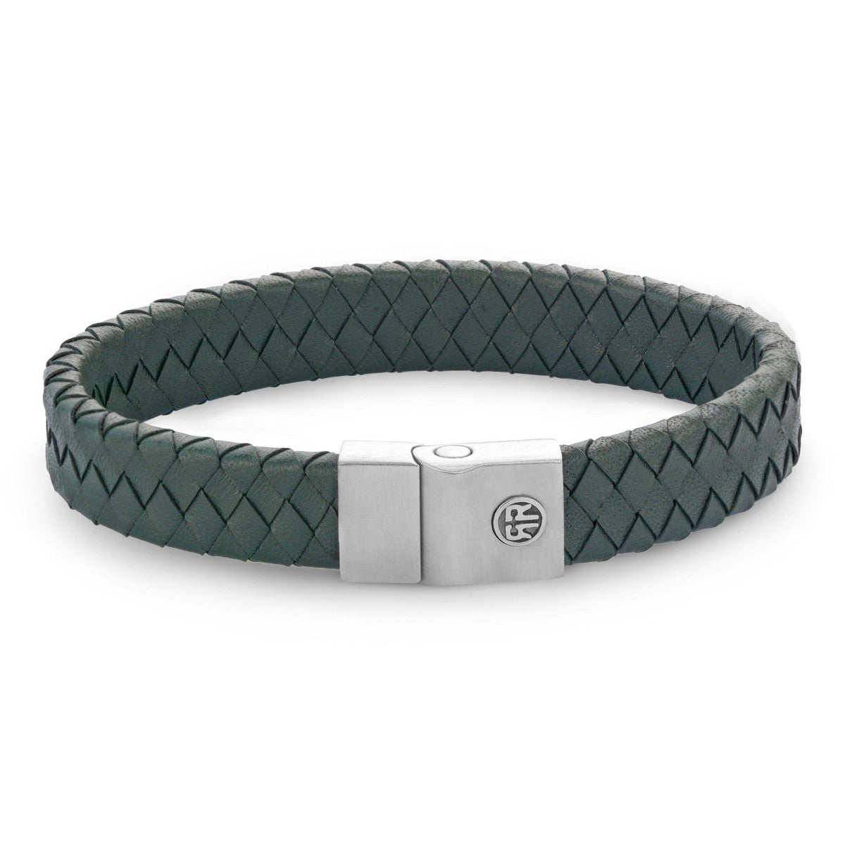 Rebel & and Rose - Armband - Fulletal Premium 12mm Green - RR-M0045-S Heren - PansiteNederland.nl