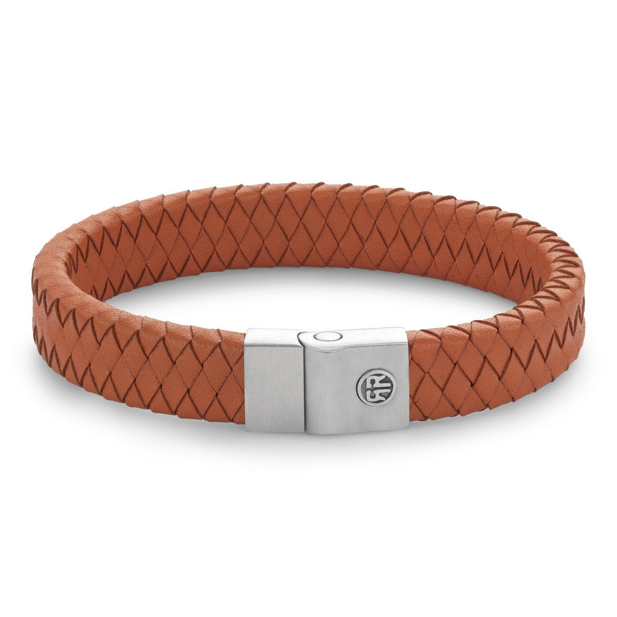 Rebel & and Rose - Armband - Fulletal Premium 12mm Orange - RR-M0051-S Heren - PansiteNederland.nl