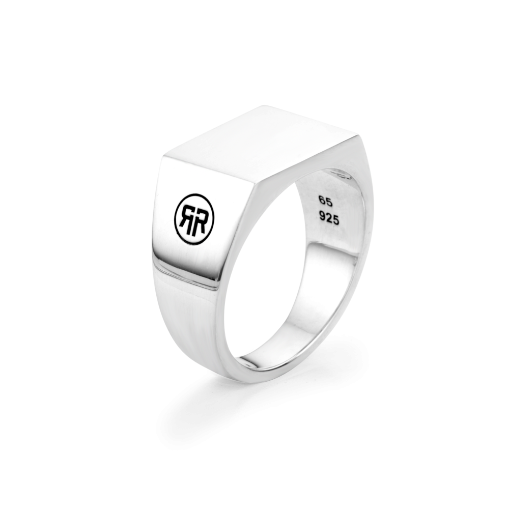 Rebel & Rose Ring Rectangle Silver Shine - RR-RG027-S - PansiteNederland.nl