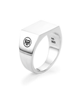 Rebel & Rose Ring Rectangle Silver Shine - RR-RG027-S - PansiteNederland.nl