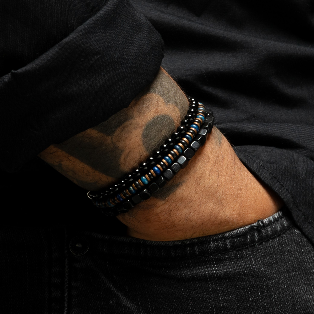 Rebel & Rose No Balls Please 4mm Armband RR-40079-S – Zwart