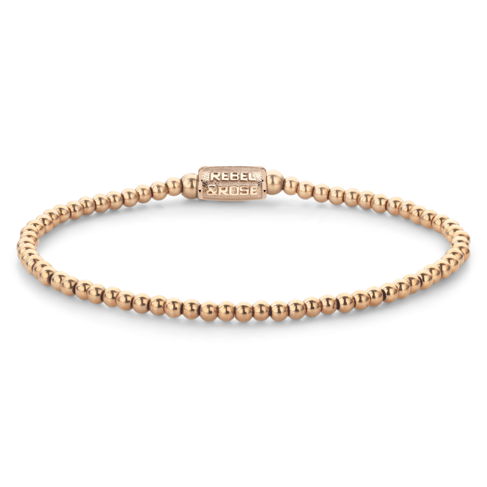 Rebel & and Rose - Armband - Rose Gold Only - 3mm - RR-30003-R Dames - PansiteNederland.nl